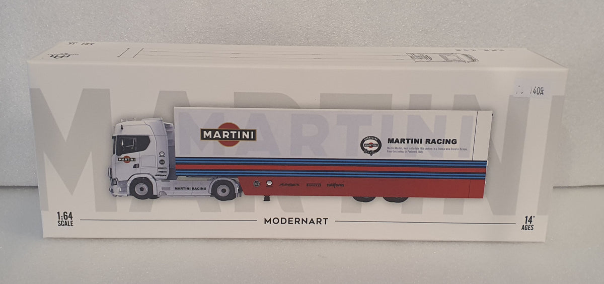 1:64 ModernArt Scania 730s Transporter - Martini Racing – toyznetwork