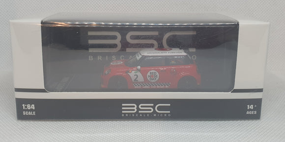 1:64 BriScale Model LBWK Mini Cooper Red Nose