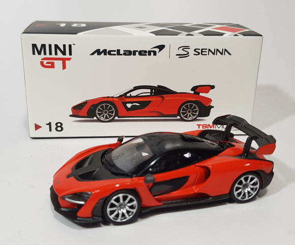 1:64 Mini GT Mclaren Senna - Mica Orange - MGT18