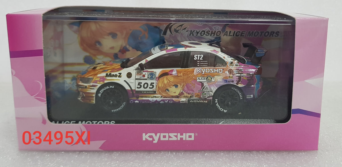 1:43 Kyosho Mitsubishi Lancer Evolution X #505 - Alice Motors 2011