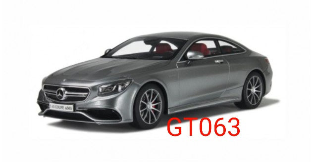 1:18 GT Spirit Mercedes Benz S63 Coupe Silver - GT063 – toyznetwork