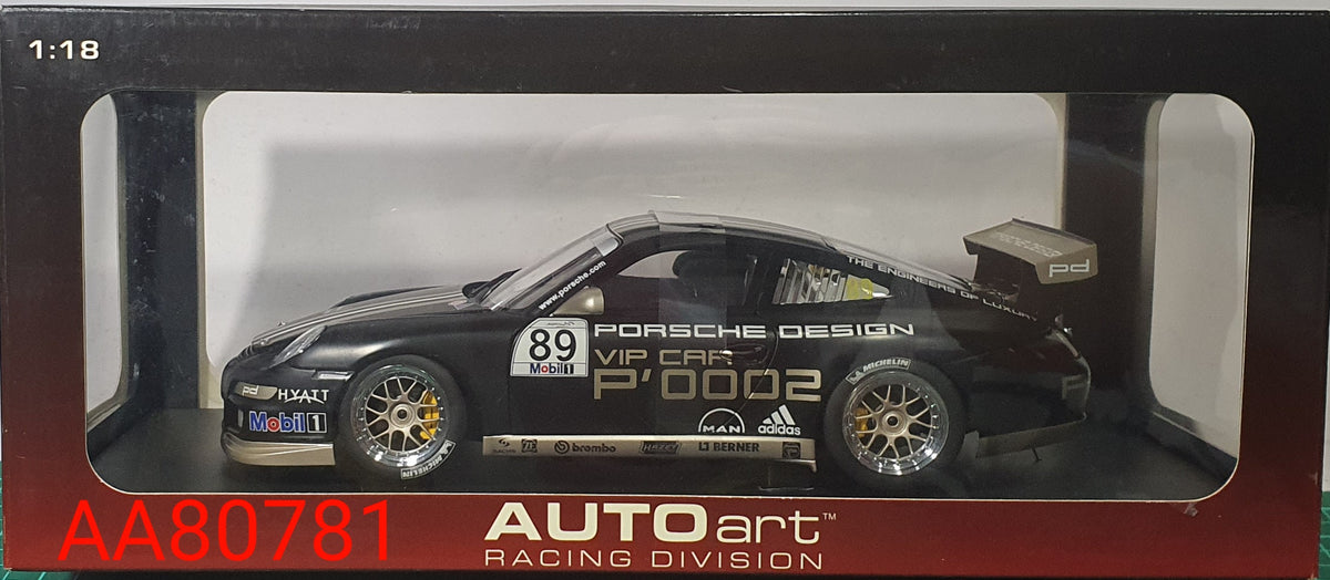 1:18 Autoart Porsche 911 997 GT3 Cup #89 VIP Car – toyznetwork