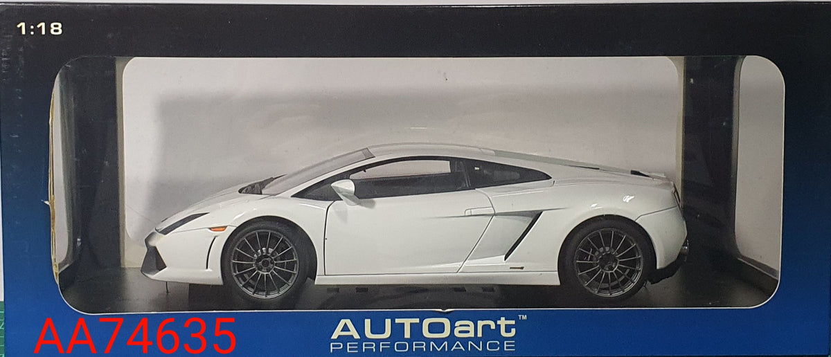 1:18 Autoart Lamborghini Gallardo LP550-2 Balboni White – toyznetwork