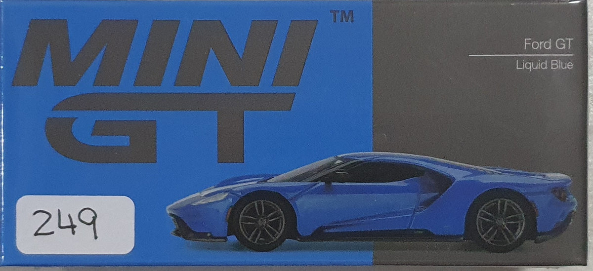 1:64 Mini GT Ford GT Liquid Blue - MGT249 – toyznetwork