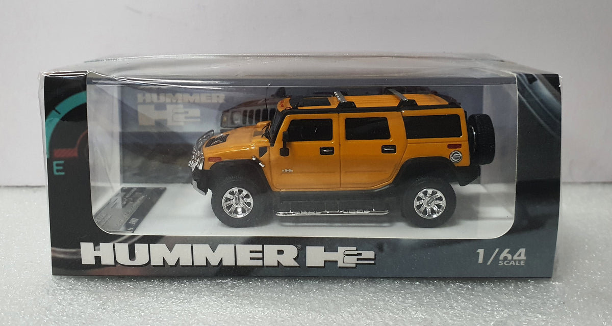 1:64 Motorhelix MH64 Hummer H2 SUV 6.2L V8 Yellow – toyznetwork