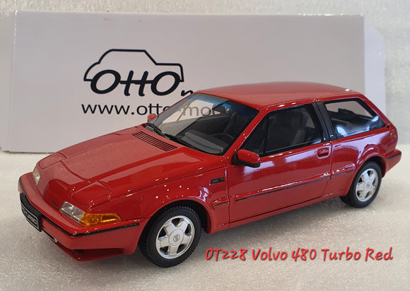 1:18 Otto Mobile Volvo 480 Turbo Red - OT228