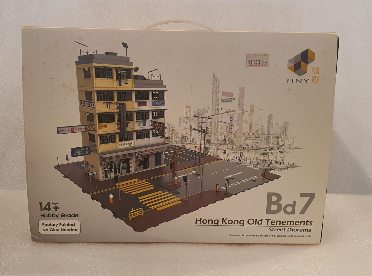 1:64 Tiny Hong Kong Old Tenements Diorama Set - Bd7 – toyznetwork