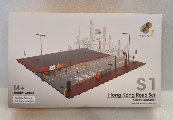 1:64 Tiny Hong Kong Road Diorama Set - S1