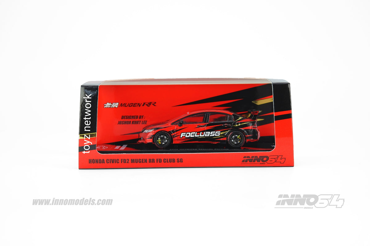 1:64 Inno64 Honda Civic FD2 Mugen RR - FD Club SG – toyznetwork