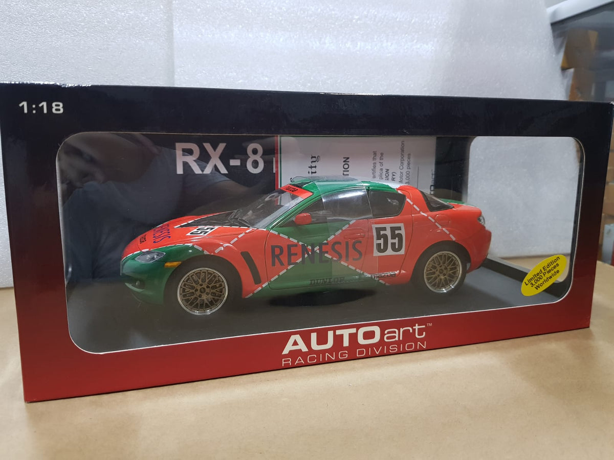 1:18 Autoart Mazda RX8 #55 - After Market – toyznetwork