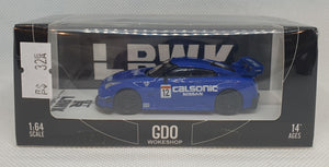 1:64 TimeMicro Nissan GTR R35 Calsonic #12