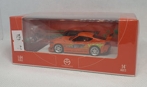 1:64 TimeMicro Toyota Supra F&F w Figurine