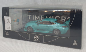 1:64 TimeMicro Lexus Pandem RCF Tiffany Blue w Figurine