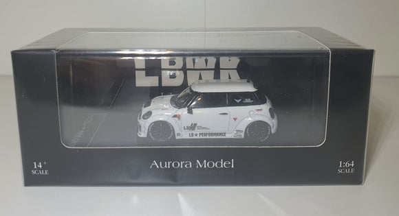 1:64 Aurora Model LB Mini Cooper White