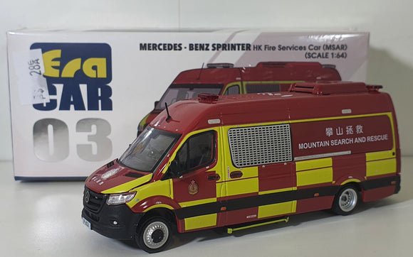 1:64 EraCar Mercedes Benz Sprinter HK Fire Services (MSAR)
