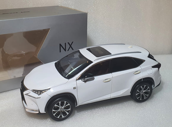1:18 Dealer Edition Lexus NX 200t - White - After Market