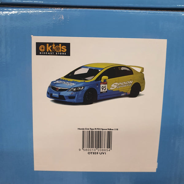 1:18 Otto Mobile Honda Civic FD2 Spoon OT859 – toyznetwork