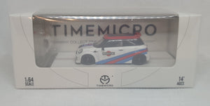 1:64 TimeMicro LBWK Mini Cooper Martini w Figurine