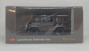 1:64 Master Land Rover Defender Van - MattGrey