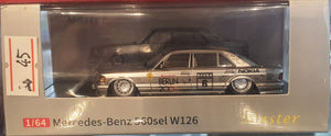 1:64 Master Mercedes Benz S Class W126 560 SEL - Lowride Version