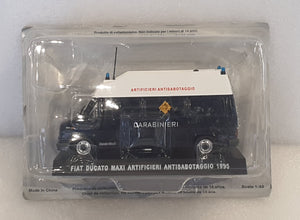 1:43 Altaya Fiat Ducato Maxi Artificieri Antisabotaggio Carabinieri