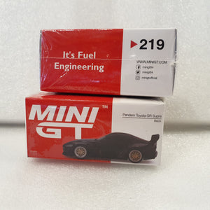 1:64 Mini GT Pandem Toyota GR Supra Black - Sinopec MGT219