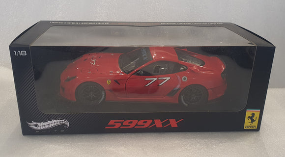 1:18 Hotwheels Elite Ferrari 599xx #77 - After Market