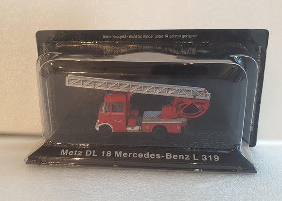 1:72 Altaya Mercedes Benz L319 Metz DL18 Fire Department