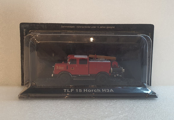 1:72 Altaya Horch H3A Fire Department TLF 15 Yr1952