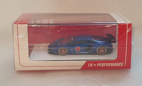 1:64 Timothy & Pierre LB Works Lamborghini Aventador 2.0 Blue