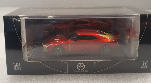 1:64 TimeMicro Nissan GTR R50 IronMan w Figurine