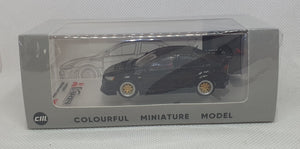 1:64 CM Model Mitsubishi Lancer Evolution X - Black Varis