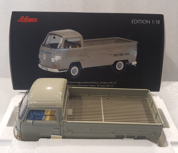 1:18 Schuco Volkswagen T2a Pickup Anniversary Edition 50Yrs VW T2