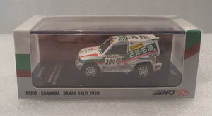 1:64 Inno64 Mitsubishi Pajero Evolution #204 "Mitsubishi Oil" - Paris Dakar 1998