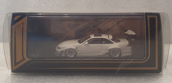 1:64 YM Model Nissan Silvia S14 - White