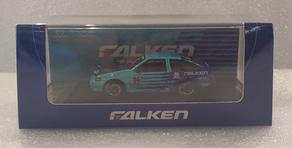 1:64 TimeMicro Toyota AE86 Falken - Carbon Bonnet