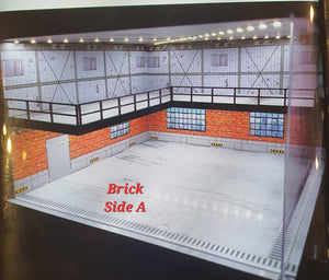 1:64 Diorama Car Brick ShowRoom - Side A