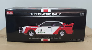 1:18 SunStar Audi Quattro Rally #5 Marl