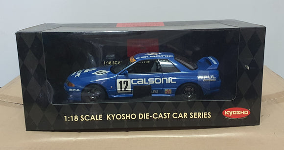 1:18 Kyosho Nissan Skyline GTR R32 #12 Calsonic - After Market