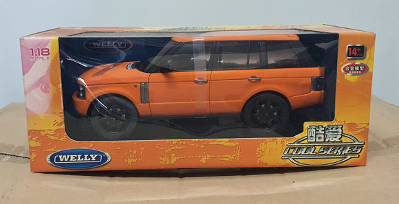 1:18 Welly LandRover Range Rover - Matt Orange - After Market