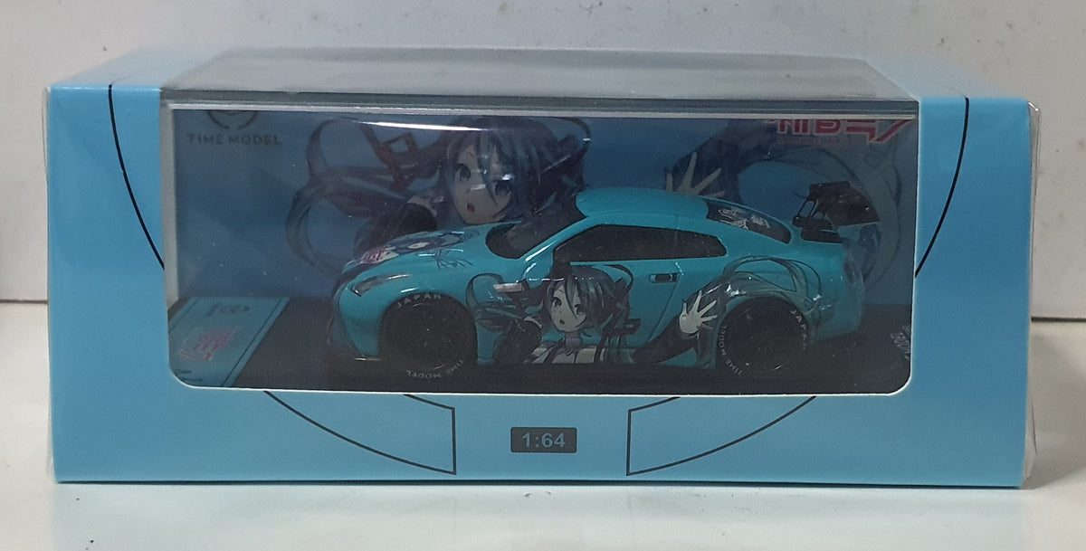 1:64 TimeMicro LB Nissan GTR R35 Hatsune Miku - Black Rims – toyznetwork