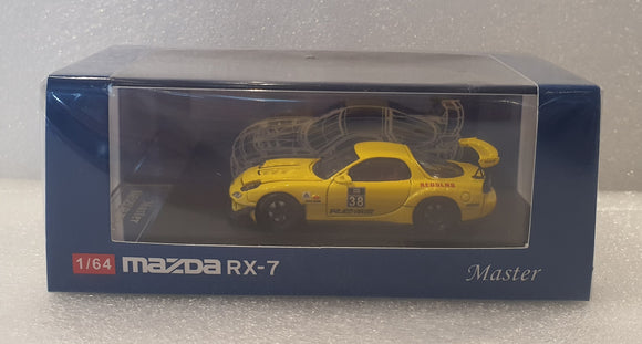 1:64 Master Mazda RX7 RE Amemiya RedSuns - Openable Bonnet