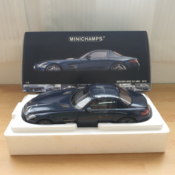 1:18 Minichamps Mercedes Benz SLS AMG Blue - After Market