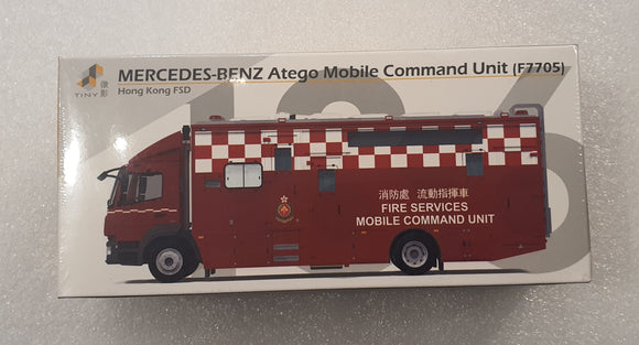 1:64 Tiny Mercedes Benz Atego Mobile Command Unit (F7705) Fire Services #186