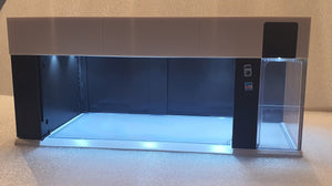 1:64 Diorama Garage Powered Door White