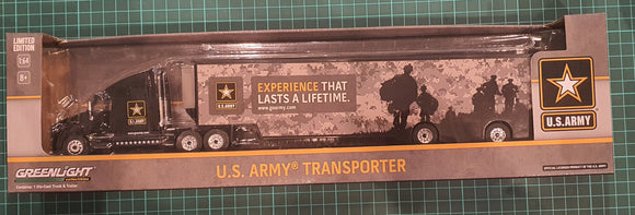 1:64 Greenlight US Army Truck & Trailer
