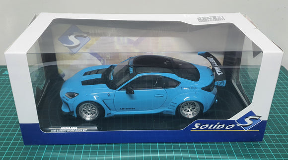 1:18 Solido Toyota GR86 w Liberty Walk Body Kit - Baby Blue