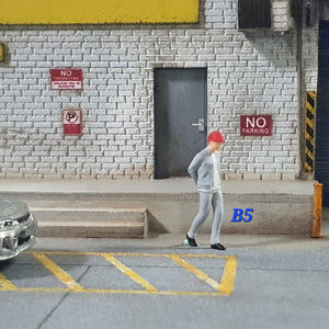 1:64 Figurine Foreman - Grey Uniform - B5