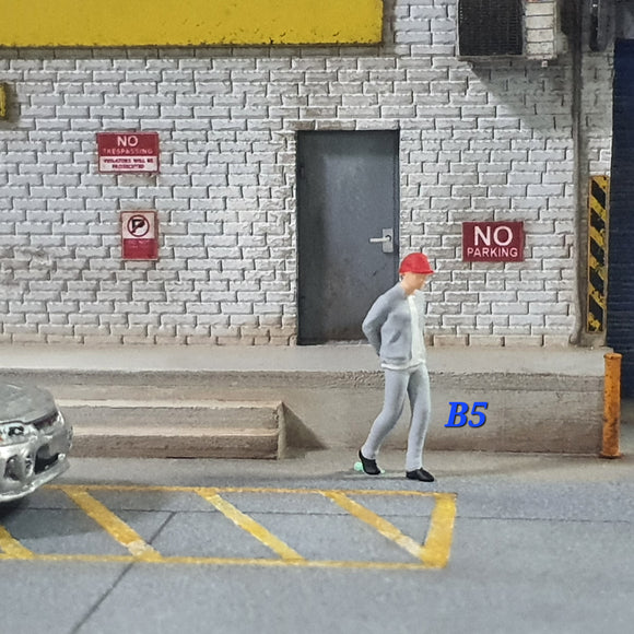 1:64 Figurine Foreman - Grey Uniform - B5