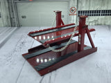 1:64 Diorama Garage Car Parking Stand - Red
